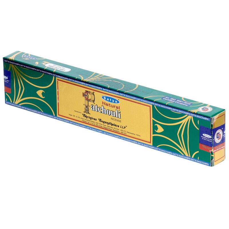 01445 natural patchouli - satya nag champa incense sticks