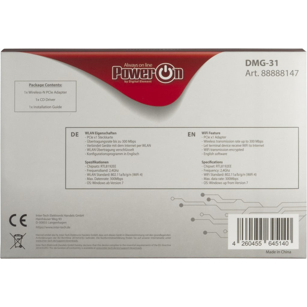 Adattatore PCIE DMG-31 DMG-31 Inter-31