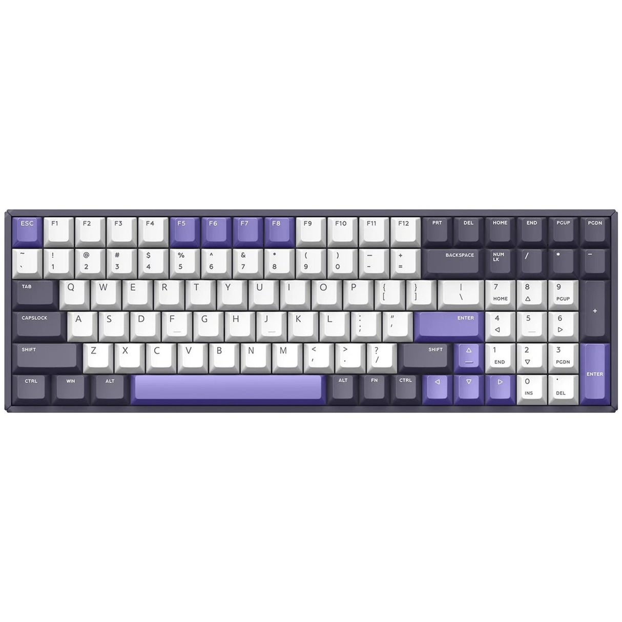 Teclado mecánico inalámbrico Iqunix F97 Lavandin
