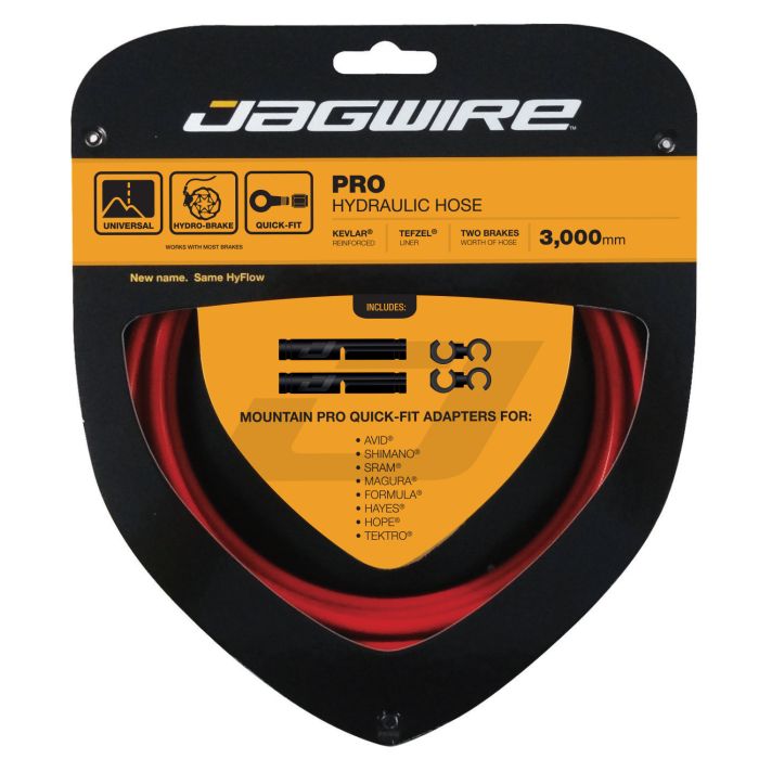 Jagwire pro hydraulic hose kit - red