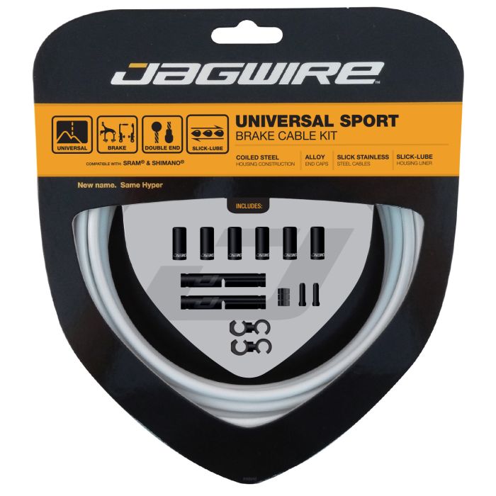 Jagwire universal sport brake kit - white