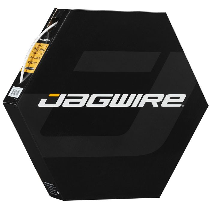 Jagwire brake housing 5mm cgx-sl slick-lube (30 m) - braided white
