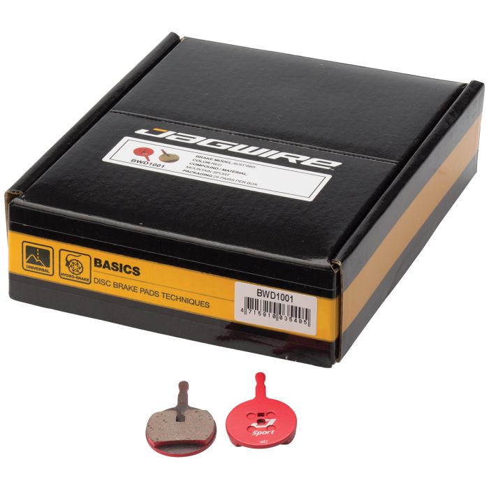 Jagwire sport semi-metallic disc brake pad - workshop (25 pairs) - avid (bb5)