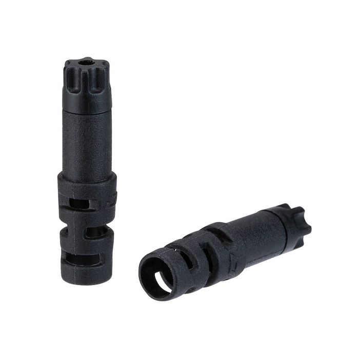 Jagwire end caps anti-kink - 4.5mm shift (braided) - plastic (30pcs) - black