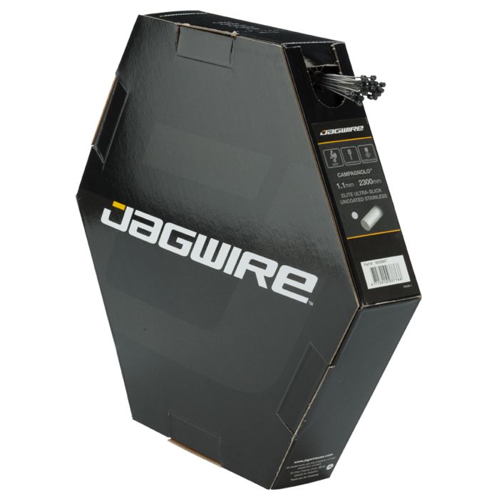 Jagwire shift cable - elite polished ultra-slick stainless - 1.1x2300mm - campagnolo (25pcs)