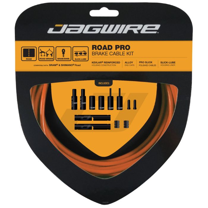 Jagwire road pro brake kit - orange