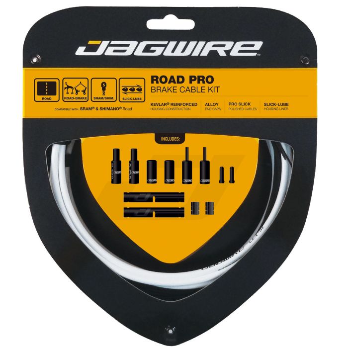 Jagwire road pro brake kit - white