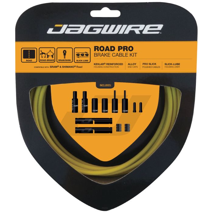 Jagwire road pro brake kit - yellow