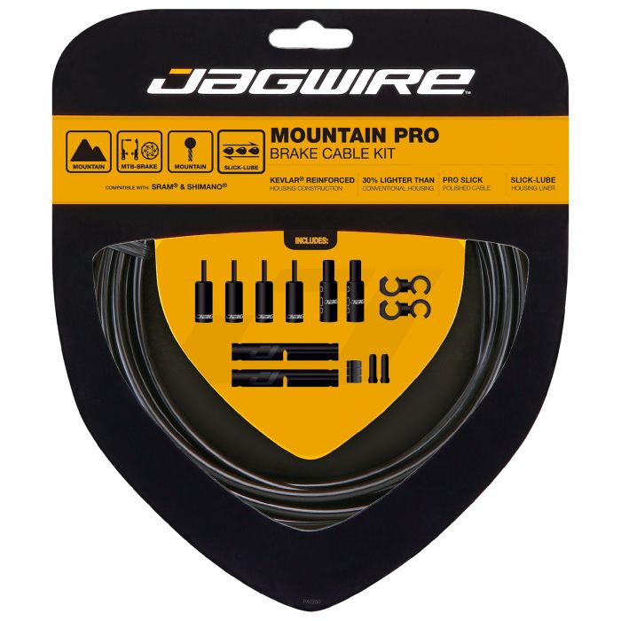 Jagwire mountain pro brake kit - black