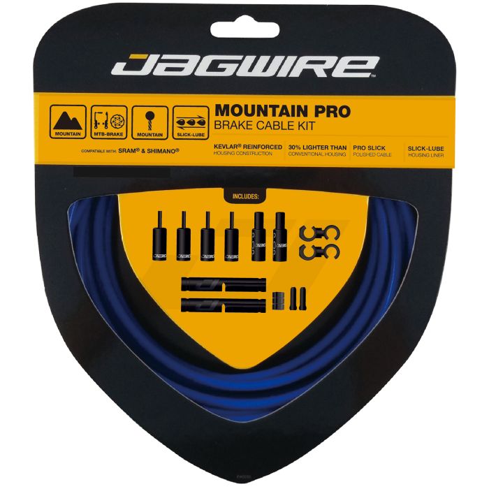 Jagwire mountain pro brake kit - sid blue
