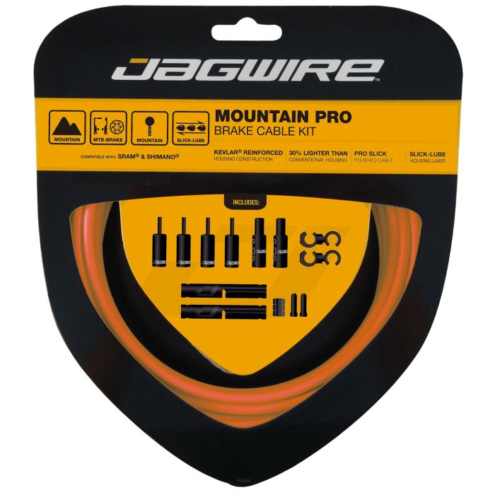 Jagwire mountain pro brake kit - orange