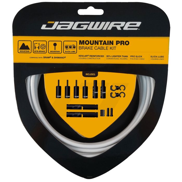 Jagwire mountain pro brake kit - white