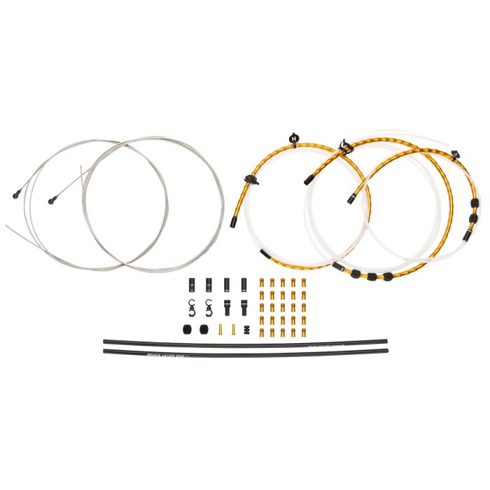 Jagwire road elite link brake kit - gold
