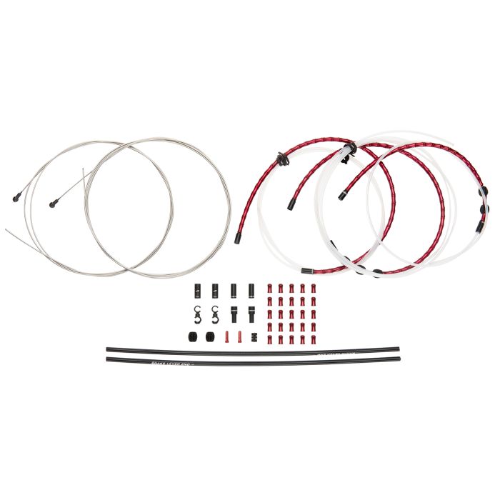 Jagwire road elite link brake kit - red