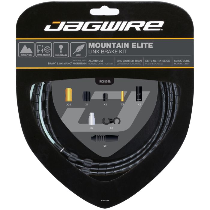 Jagwire mountain elite link brake kit - black