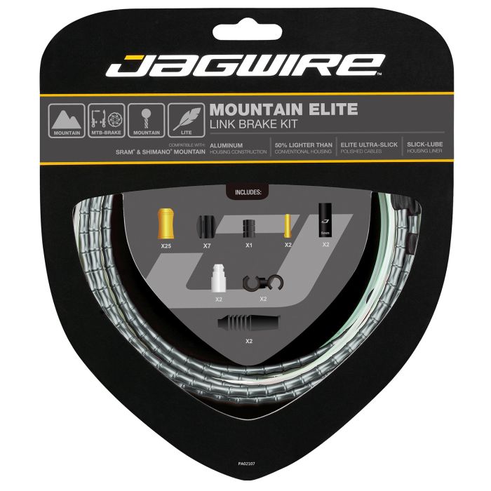 Jagwire mountain elite link brake kit - gray