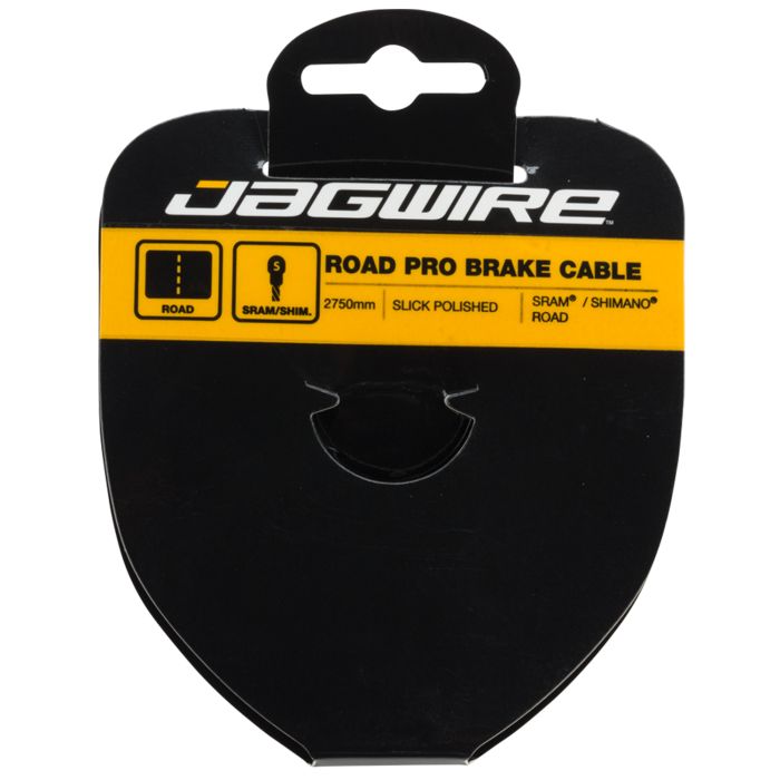 Jagwire road brake cable - pro polished slick stainless - 1.5x2750mm - sram shimano