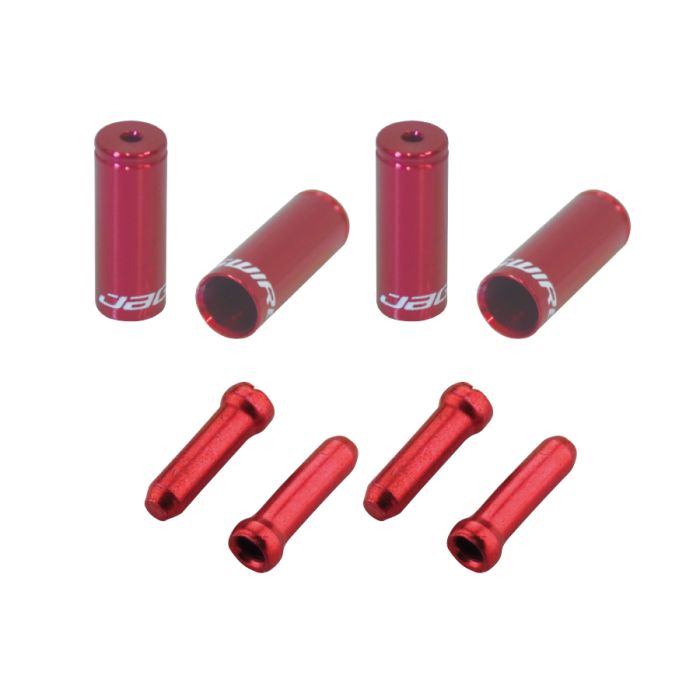 Jagwire end cap combo refill pack - red