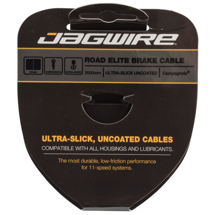 Jagwire road brake cable - elite polished ultra-slick stainless - 1.5x2000mm - campagnolo