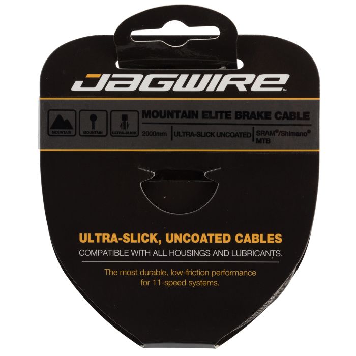 Jagwire mountain brake cable - elite polished ultra-slick stainless - 1.5x2000mm - sram shimano