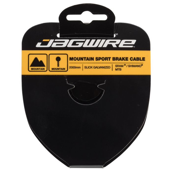 Jagwire mountain brake cable - sport slick galvanized - 1.5x2000mm - sram shimano
