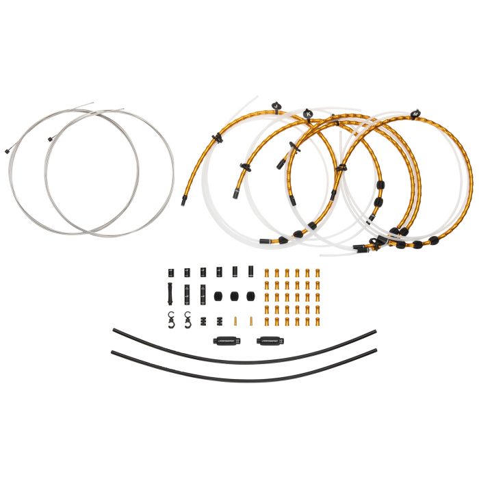 Jagwire 2x elite link shift kit - gold