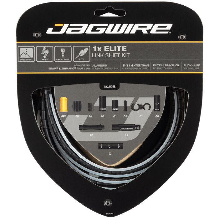 Jagwire 1x elite link shift kit - black