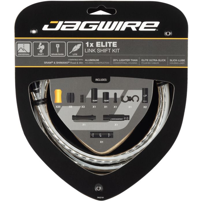 Jagwire 1x elite link shift kit - silver