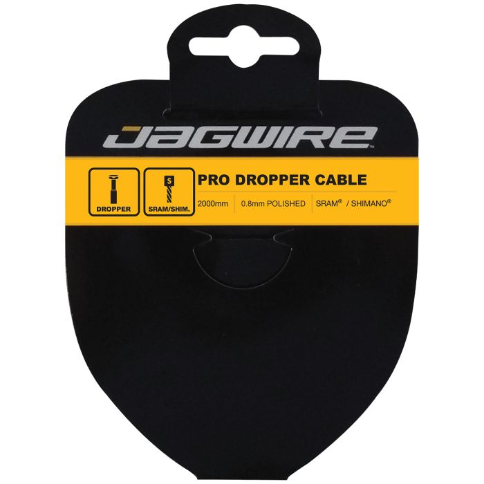 Jagwire dropper inner cable - pro polished stainless - 0.8x2000mm