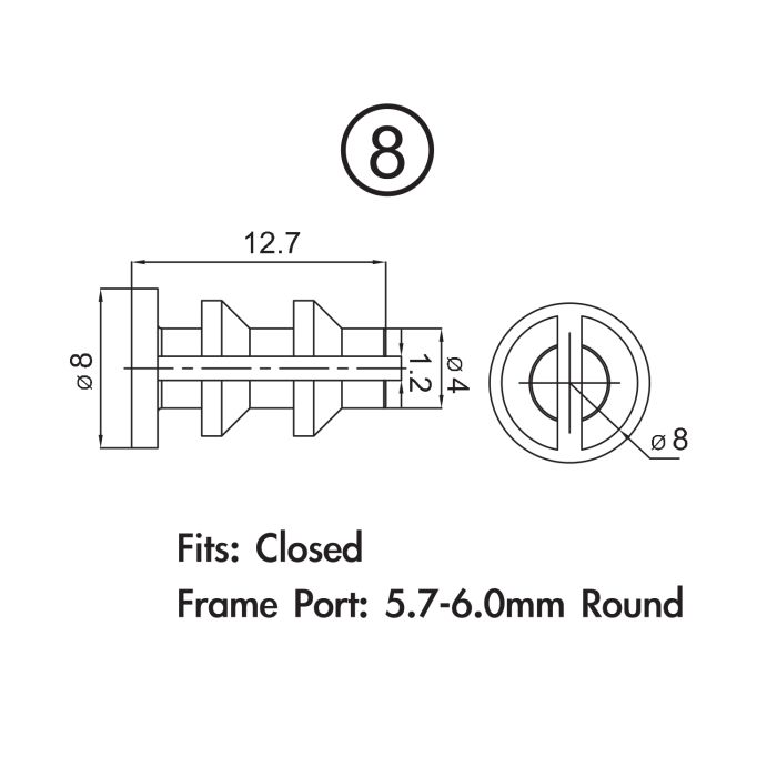 Jagwire frame plug pack - shimano di2 (10pcs)