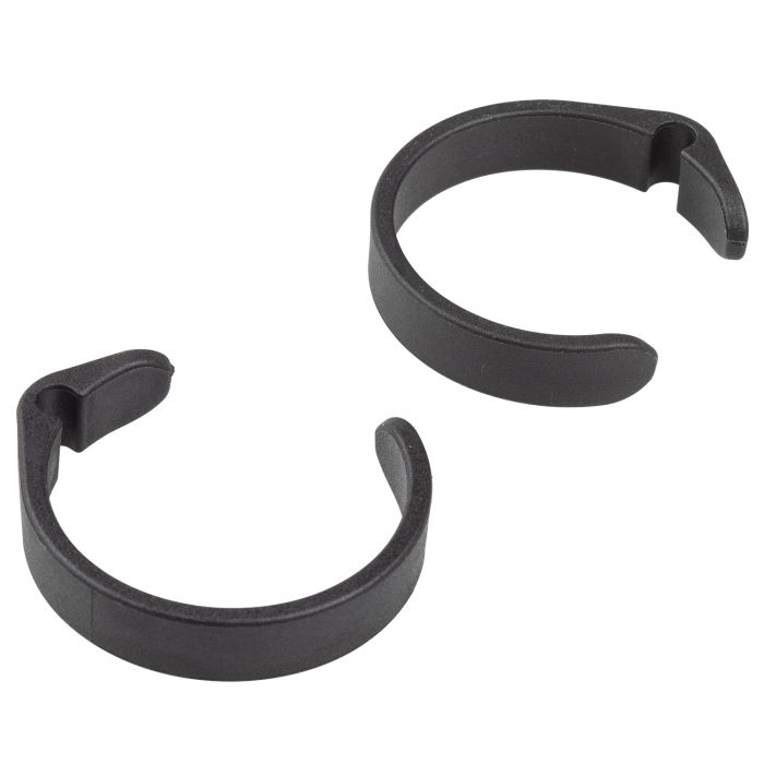 Anello clip Jagwire - cavo di controllo ebike da 3,2 mm (28,00 - 31,8 mm) (4 pezzi) - nero