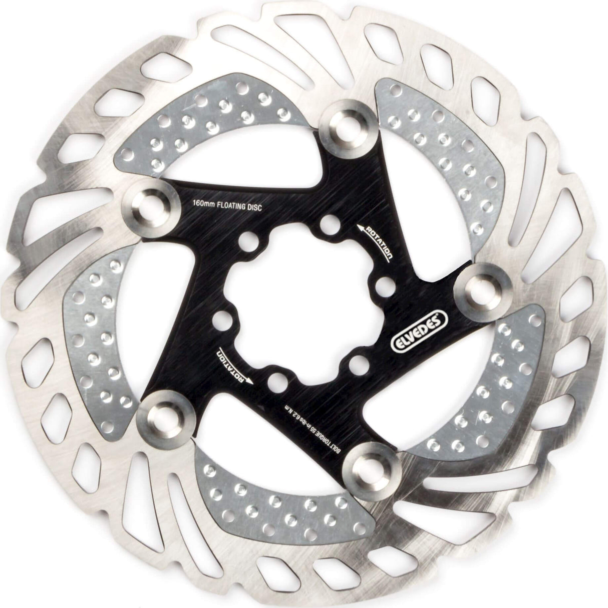 Disque de frein Elvedes CRX16 Rotor 160 mm 6 boulons