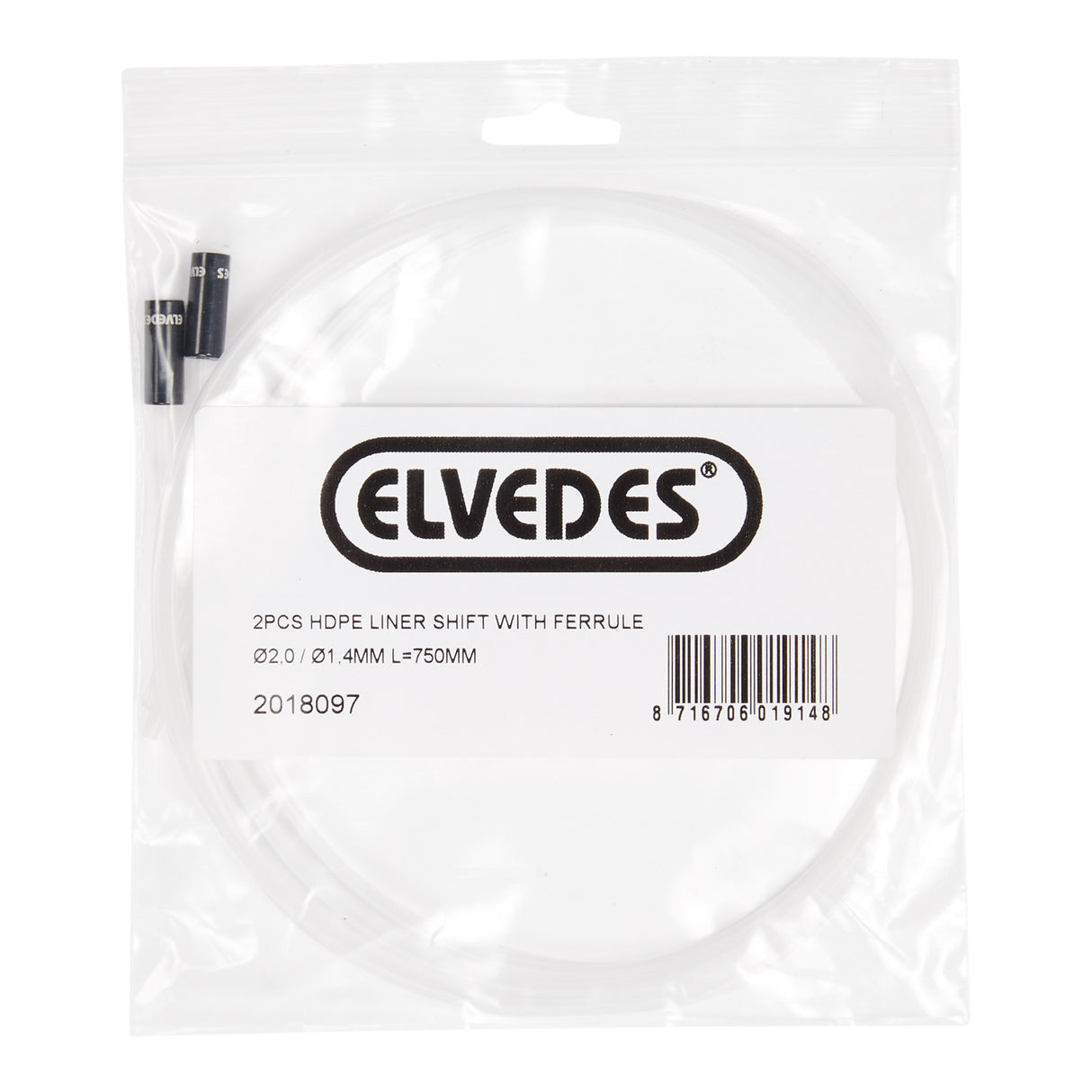 Elvedes Liner Schakel 2 1.4 mm (2) 750 mm HDPE+Hat 2018097