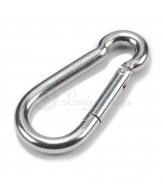 Abi carabiner 80x8 stainless steel*