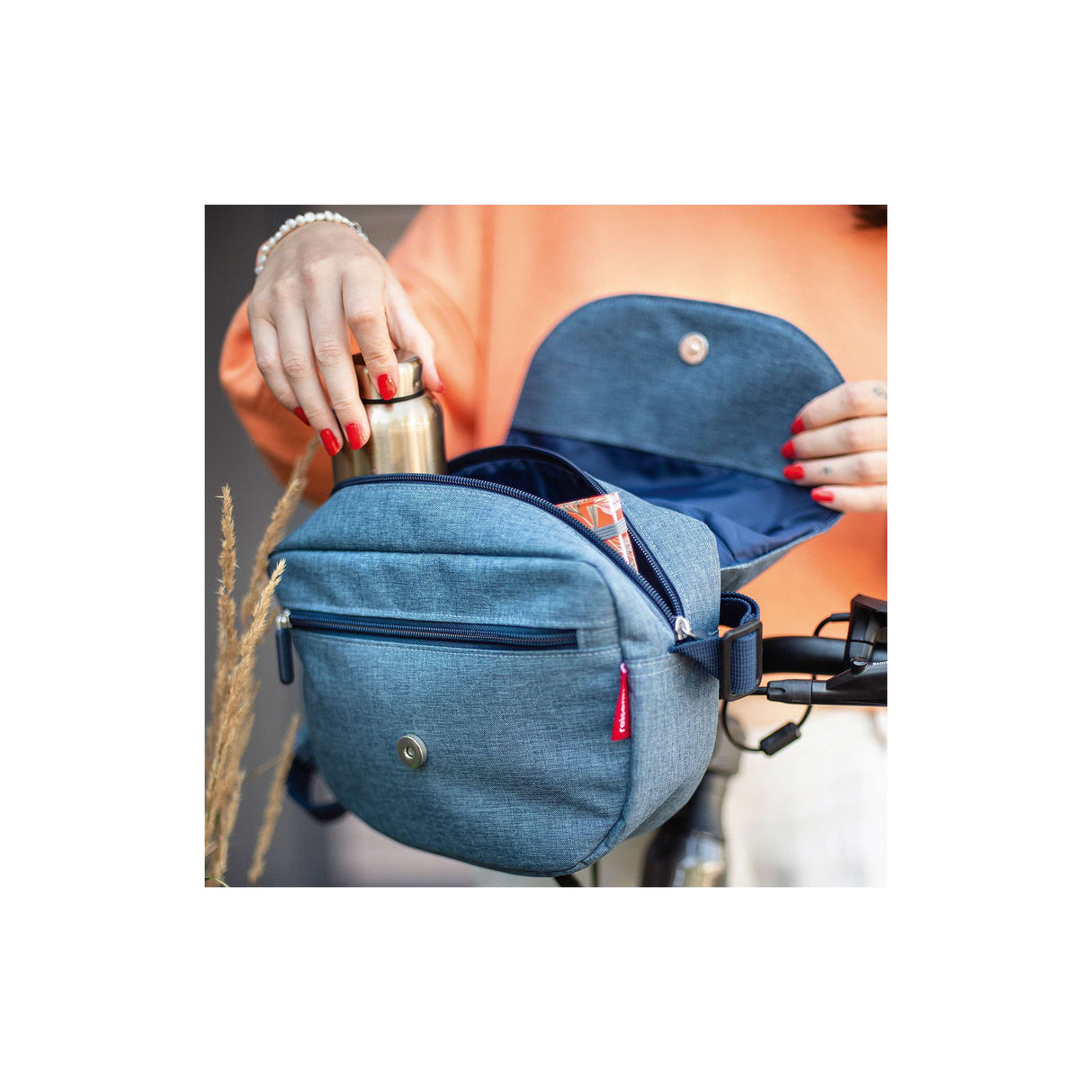 Klickfix Handlebag Funbag 4L Twist Blue