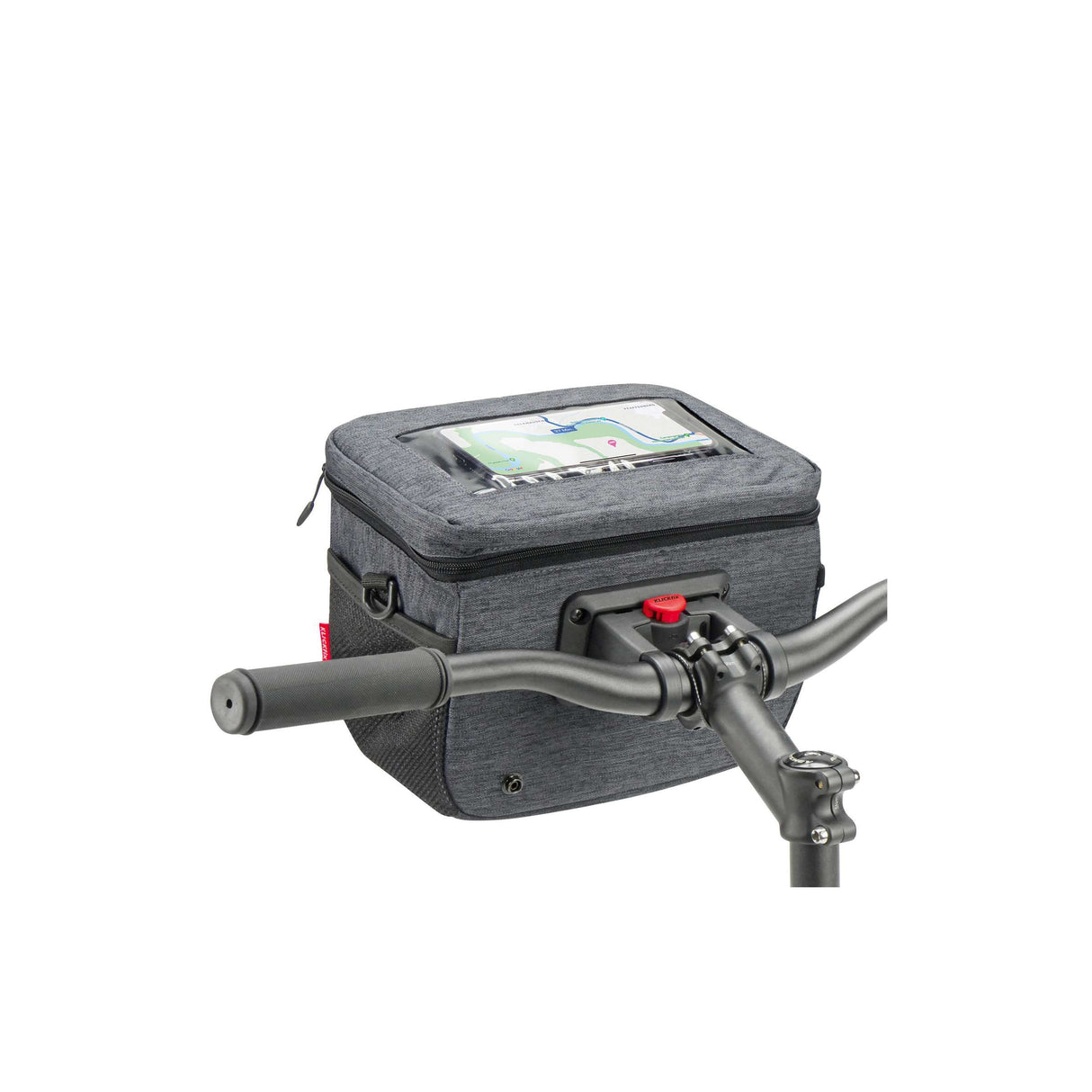 Klickfix handlebar bag aventour city 6.5l gray