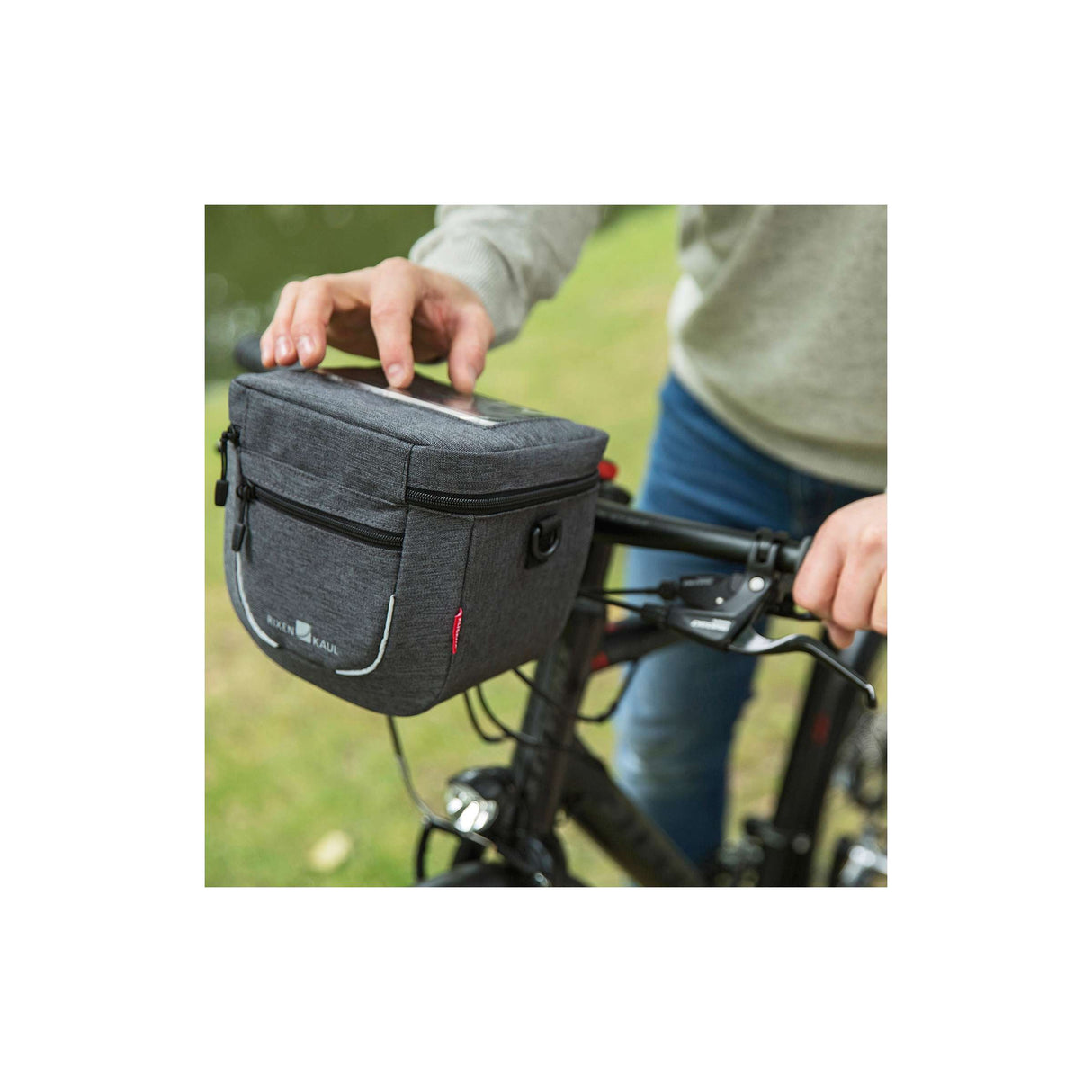 Klickfix -Lenkerbeutel Aventour Compact City 3L Grey