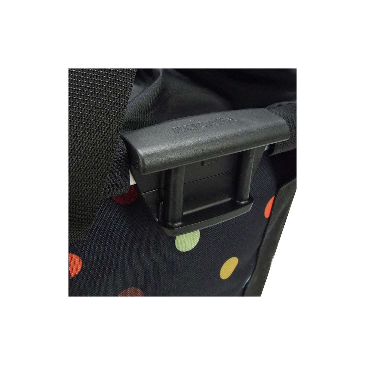 Klickfix rixen kaul shopper bag bikebasket shopping bag rk bikebasket dots