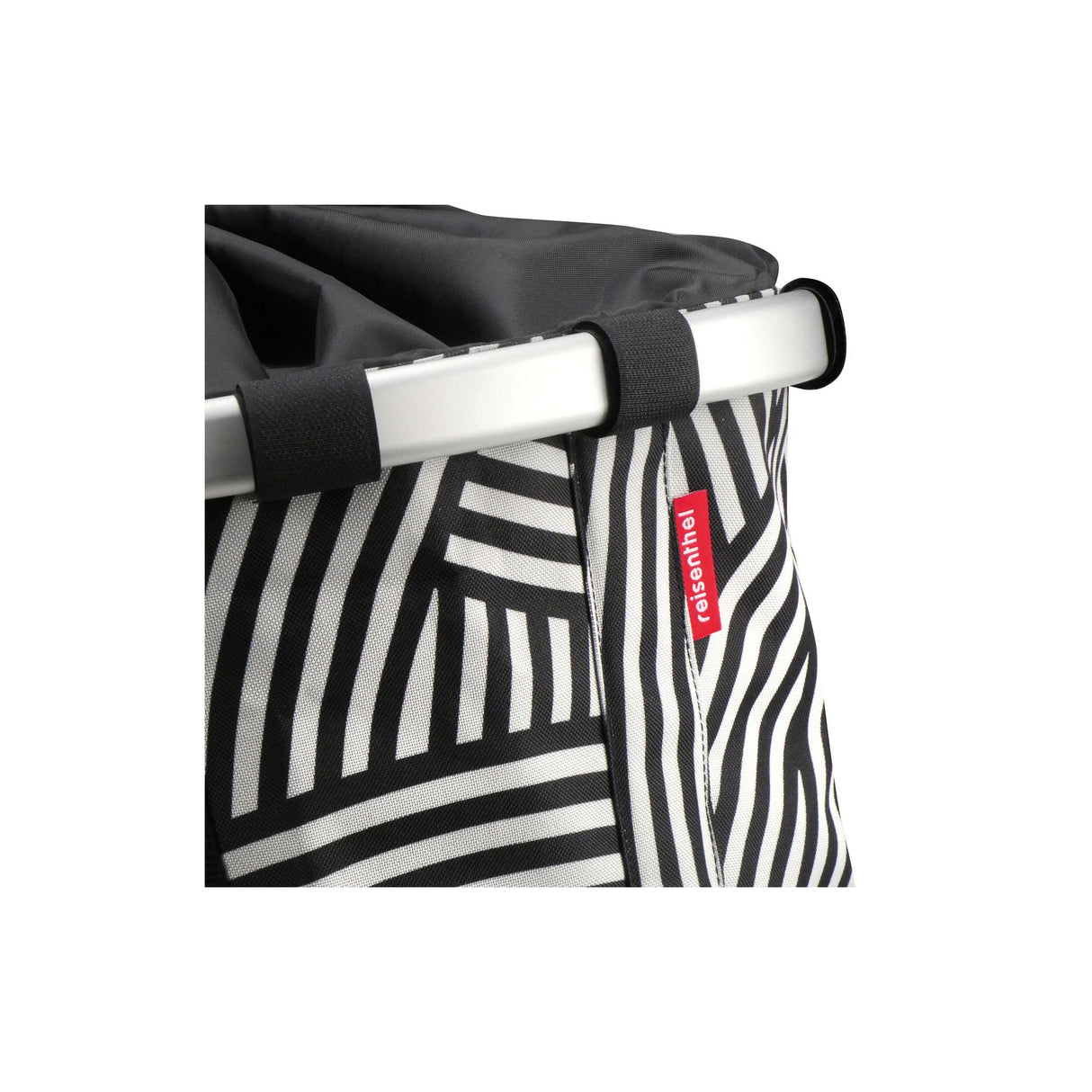 Bolsa de compras Klickfix rixen kaul bikebasket shop.bag r k bikebasket zebra