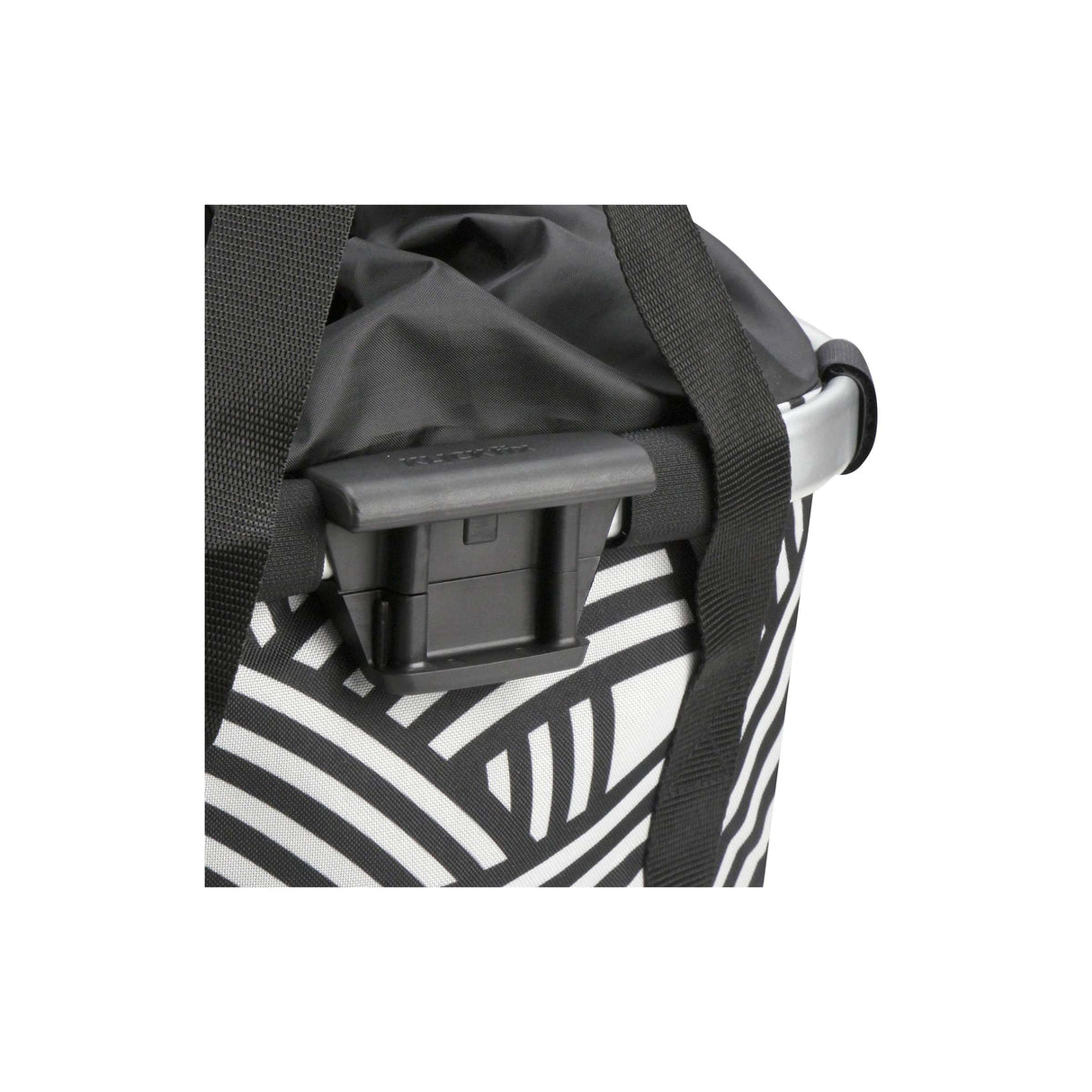 Klickfix rixen kaul shopper bag bikebasket shop.bag rk bikebasket zebra