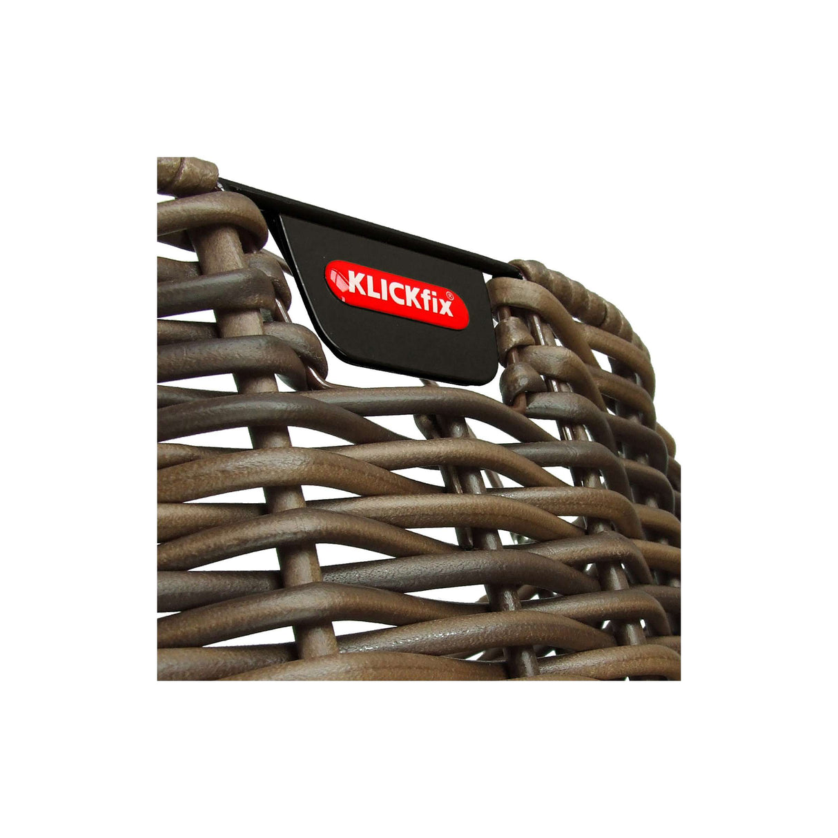Klickfix rixen kaul košara, spredaj structura oval fr.basket r k structura oval rjava