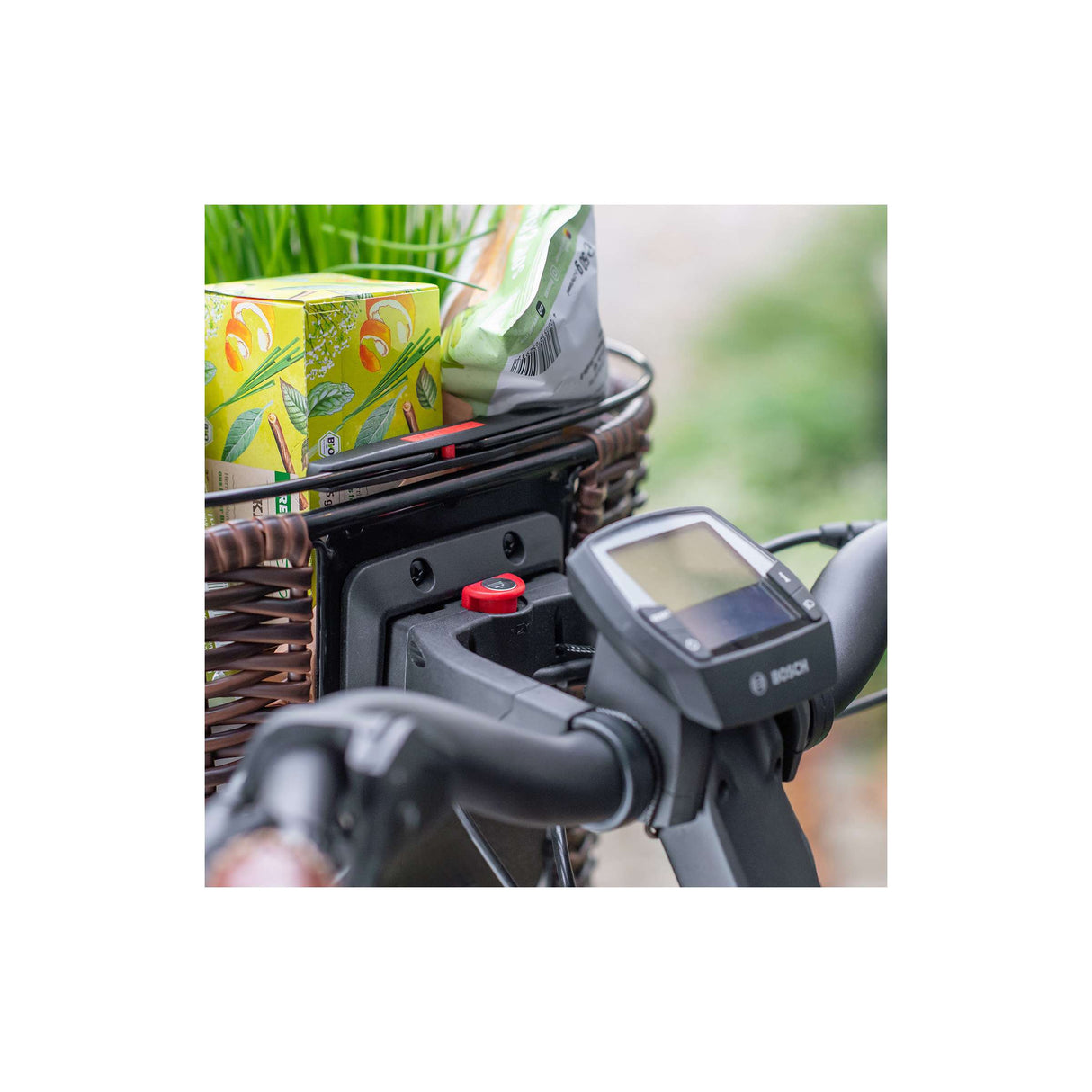 Klickfix rixen kaul basket, front structura oval fr.basket r k structura oval black brown