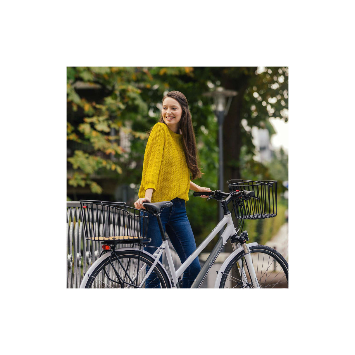 Klickfix rixen kaul cykelkorg, fram aluminium fr.korg r k alumino svart