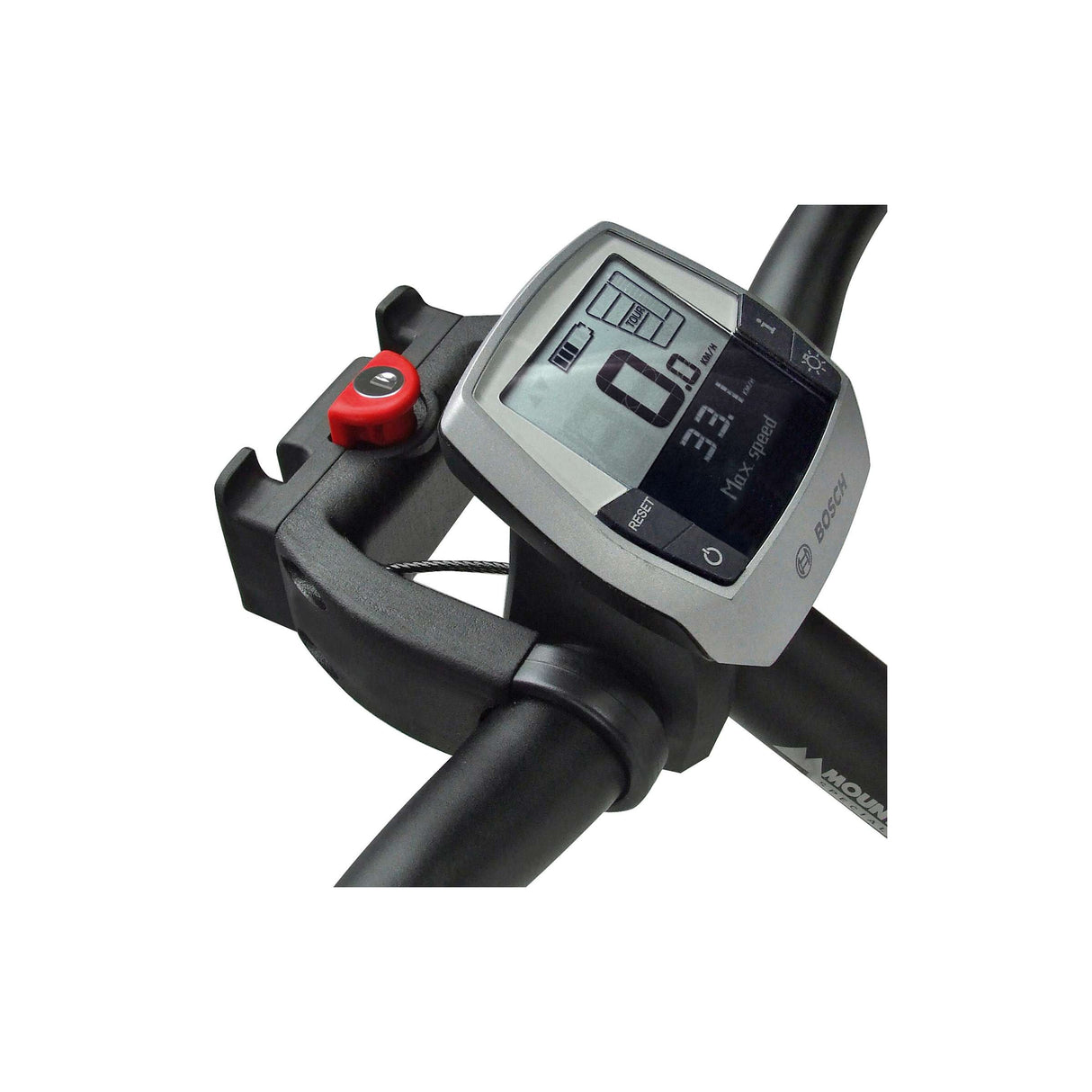 NewLooxs handlebar mount KlickFix E-bike Ø22-26mm clamps + lock