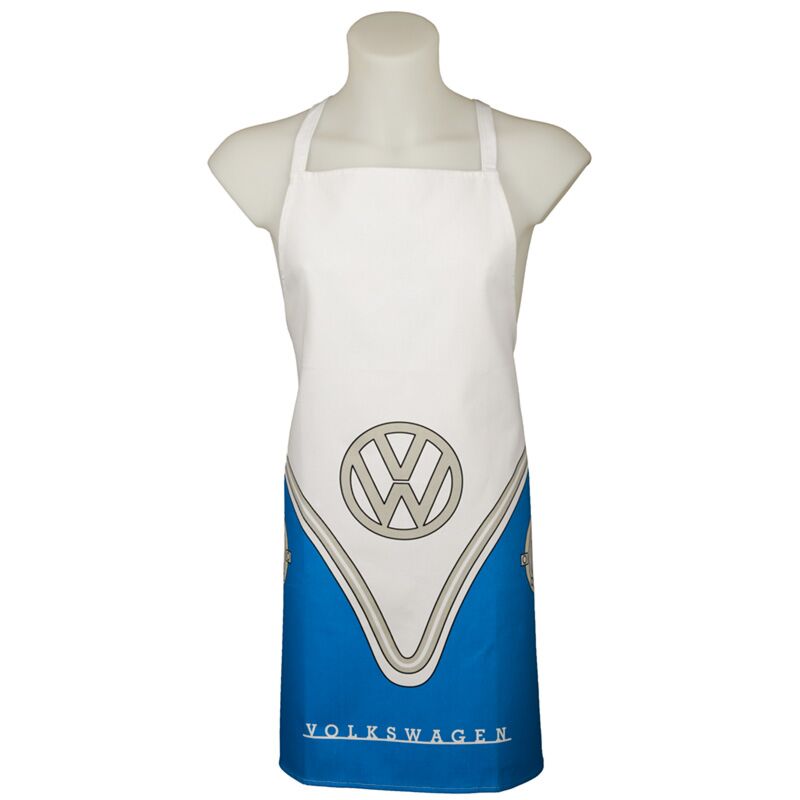 Kitchen apron - blue - volkswagen van vw t1