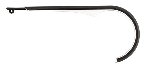 Herrmans chain guard slyde 38t icnl. tail piece - matte black