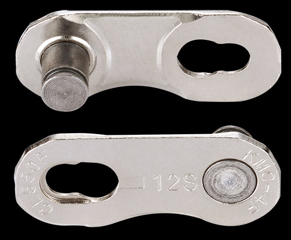 Kmc connector flatnr silver 2pcs card