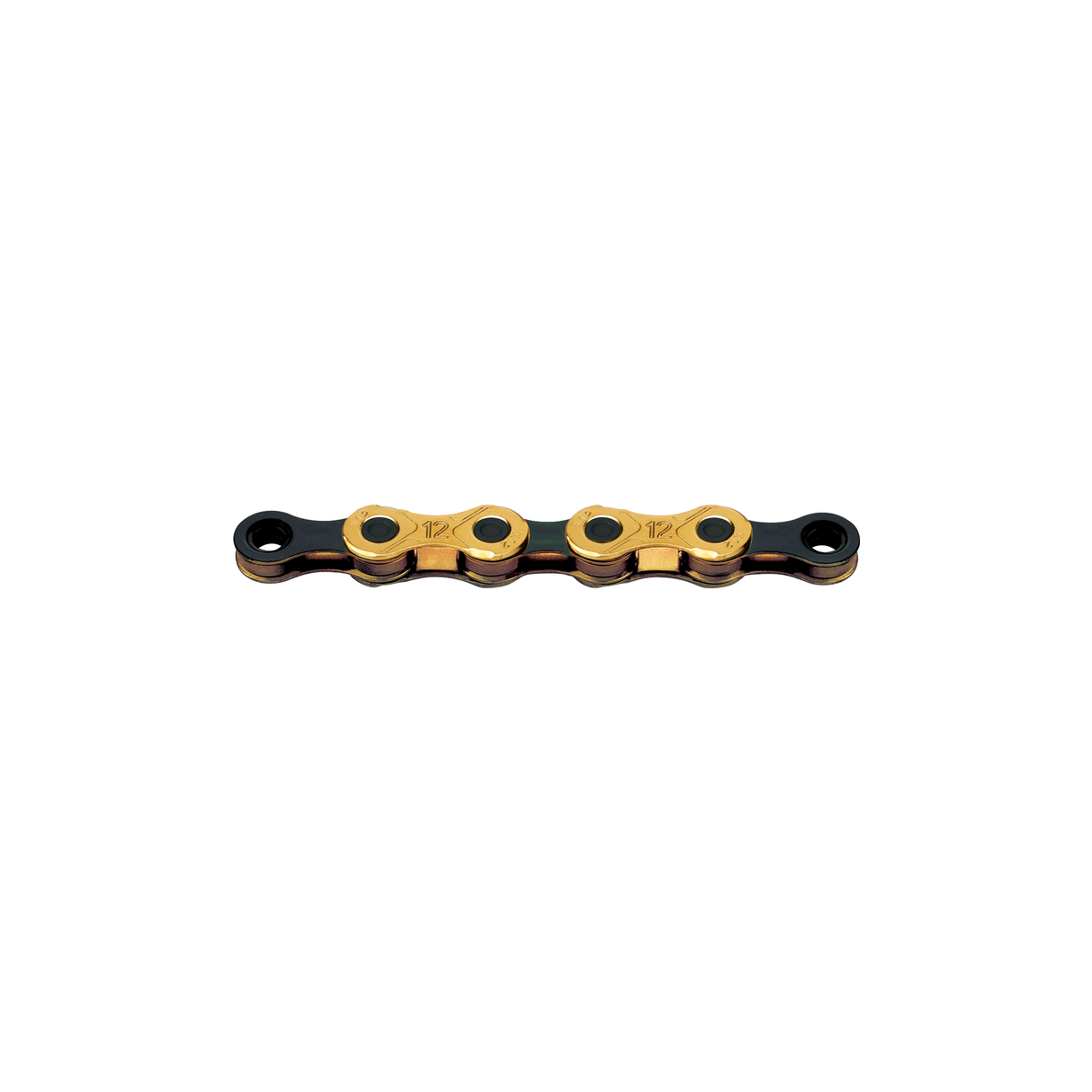 KMC Bicycle Chain X12 Ti-N Gold Black 126 Links