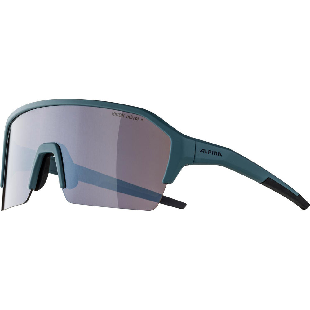 Olympic sportswear alpina sport glasses ram hr q-lite silver mirror lens blue