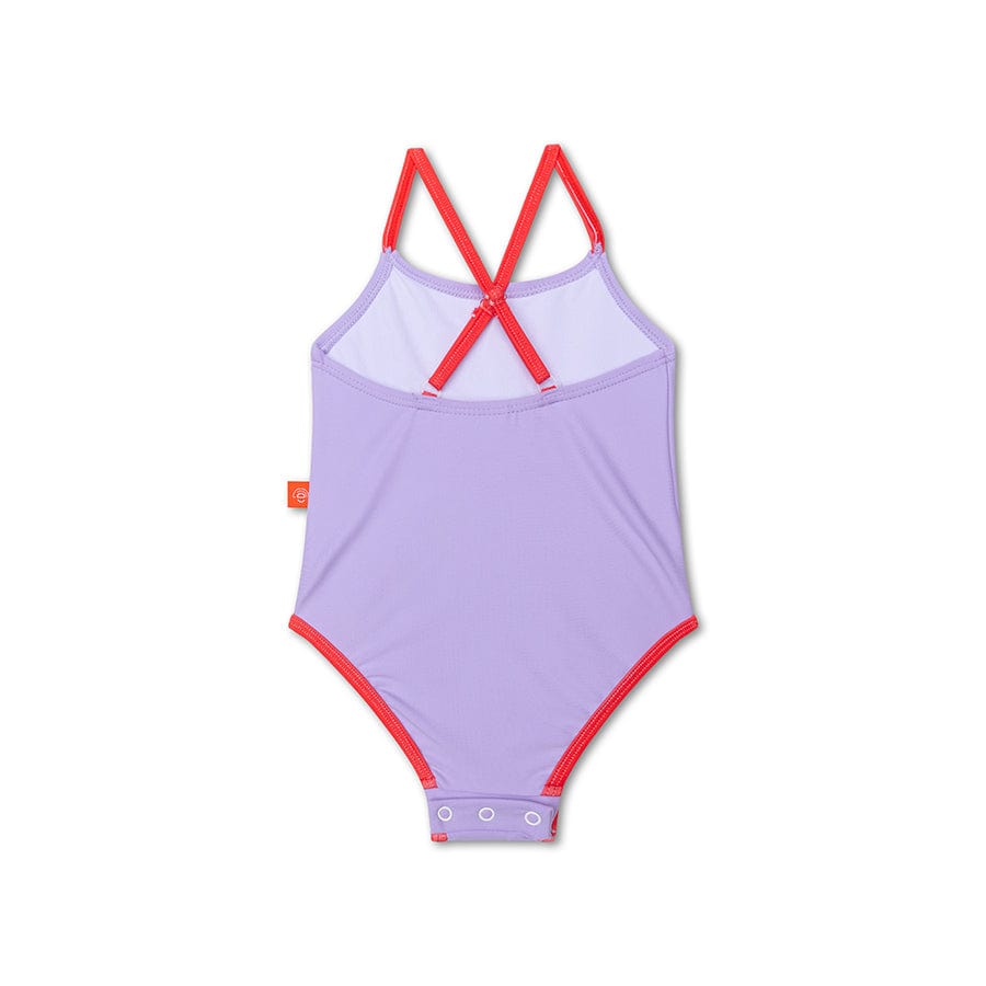 Toni iconici | Costume da bagno UV per ragazze viola